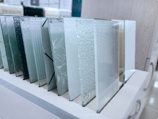 Laminiertes und gehärtetes Glas