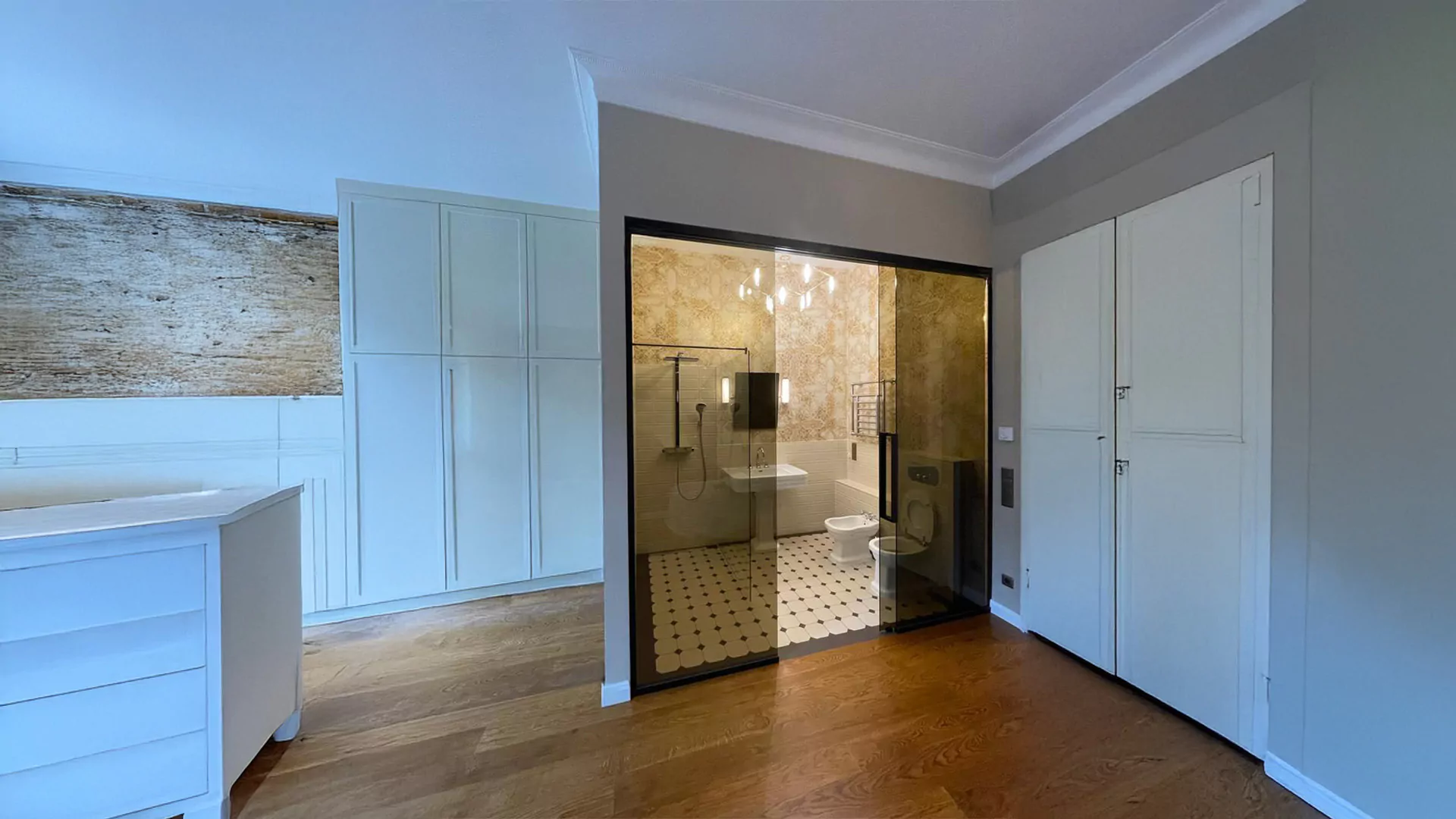 Industrialer Stil und Eleganz: Badezimmer