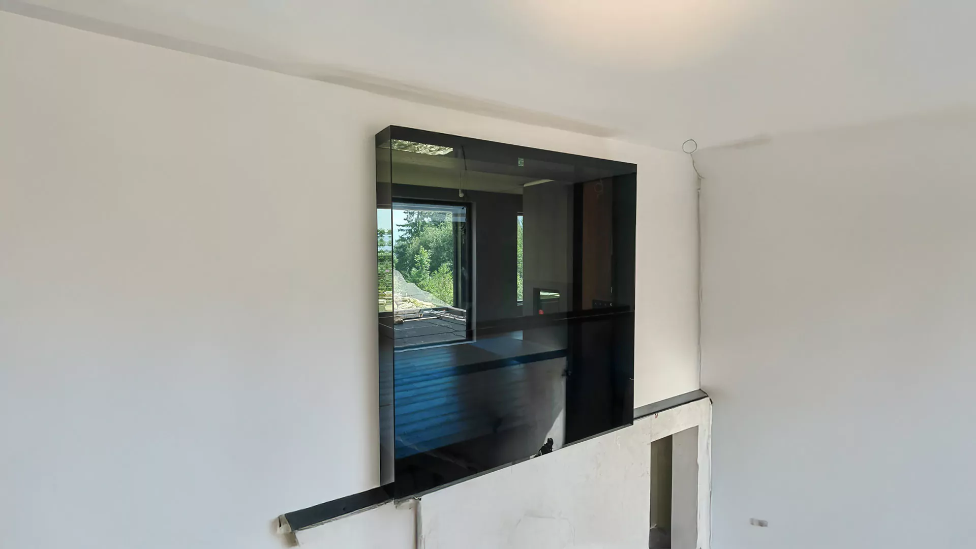 Glaserker im modernen Haus bei Villach